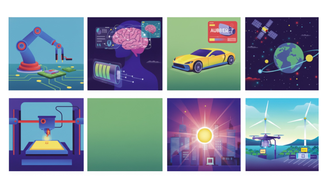 Industry photo collage