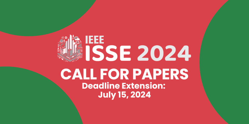 ISSE 2024 CFP Deadline Extension