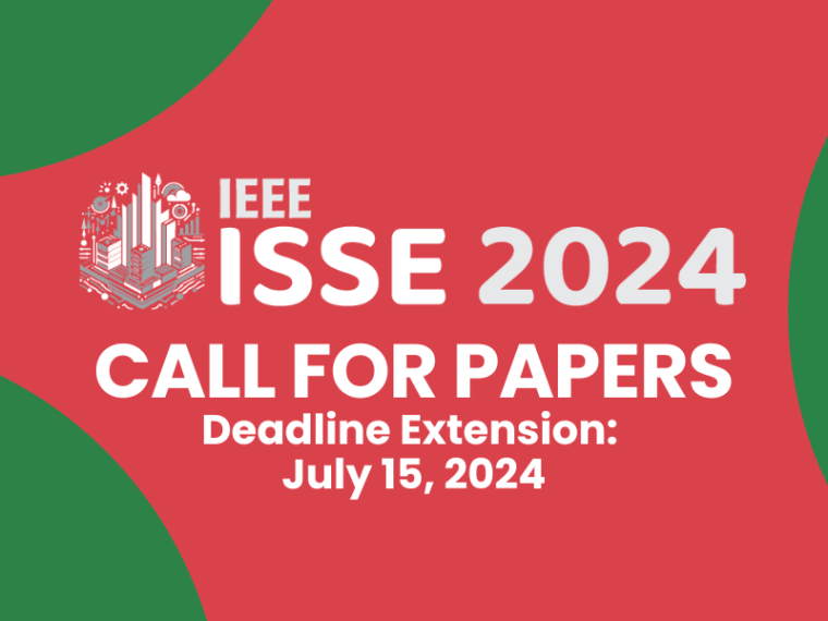 ISSE 2024 CFP Deadline Extension